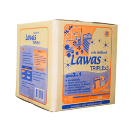 LAWAS x3 ผงซักฟอกสูตรผสมสารปรับผ้านุ่ม ขนาด 25 กิโลกรัม